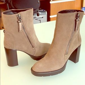 Never-worn  Aquitalia waterproof Suede Boots